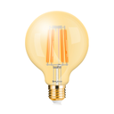 101063 - 6W E27 G95 AMBER FILAMENT 2200K LED-LAMP - BRY