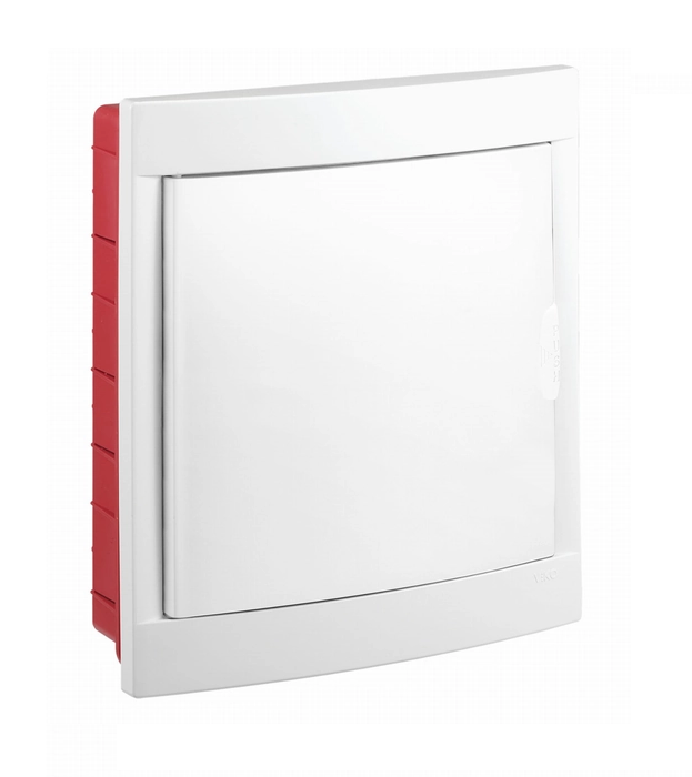 146240- Flush mounted Distribution Boxes 24 modules with white frame and white door 315x365x80mm IP40 FAEG
