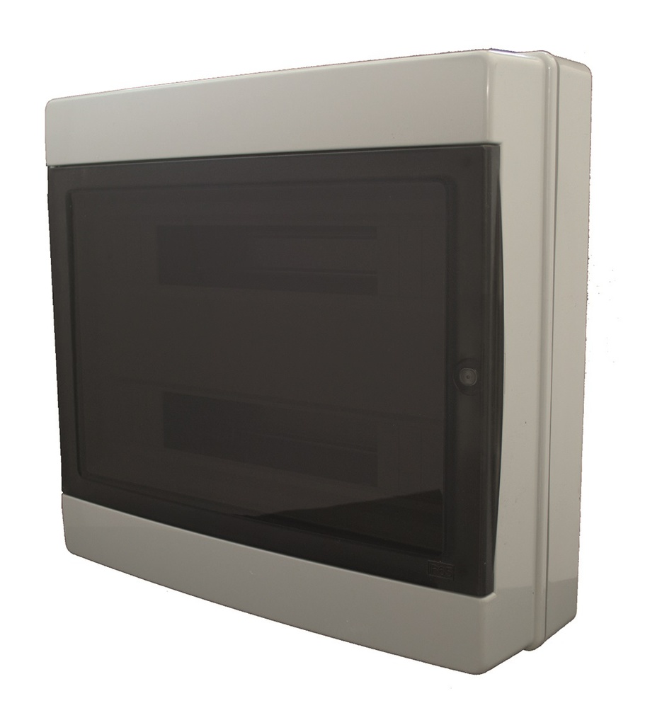 145360- Sealed Wall Distribution Boxes 36 modules with colored door 431X399X143mm IP65 FAEG  