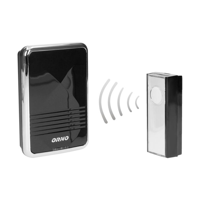 143070- CALYPSO II DC wireless doorbell battery powered, learning system, 36 ringtones, 300m range