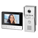 140564 - LIRA 4.3'' video doorphone set handset-free monitor with color 4.3'' screen, aluminium outdoor unit with protective rain cover