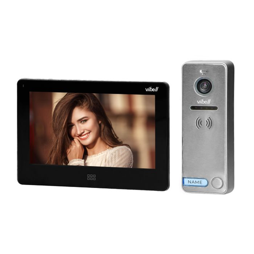 [ORNOR-VID-EX-1060/B] 140587 - FELIS MEMO videodoorphone, black does not require any uniphone; includes a multicolour, flat 7" LCD touch screen, wide-angle video-camera, user-friendly OSD menu and built-in SD and DVR card slots.