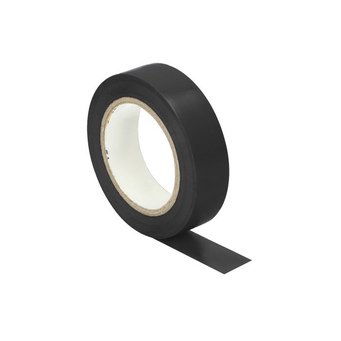 141271 - Insulation tape, flame-retardant, black, 10pcs 15mm wide, 0.13mm thick, 10m long