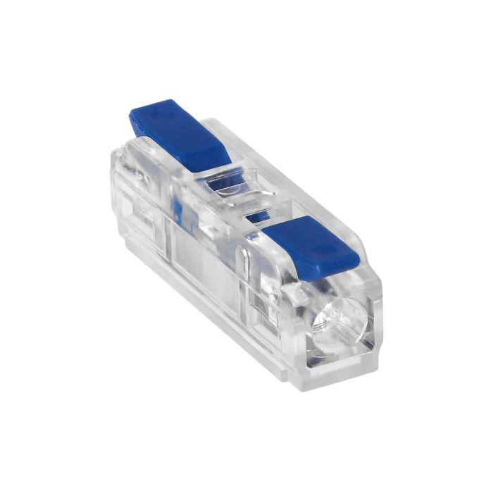141216 - 1-wire clamp splicing connector, double-sided; for any 0.75-4mm² wire; IEC 250V/32A; bag of 10 pcs.