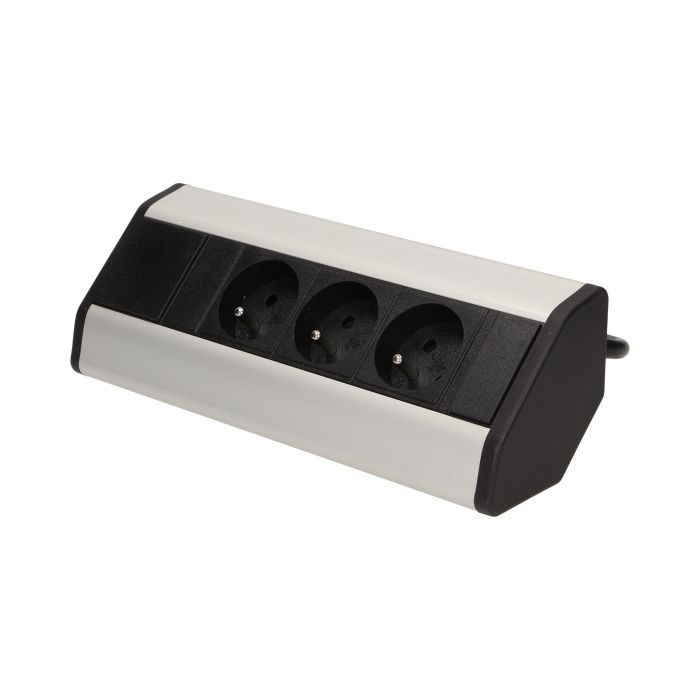 141176 - Furniture socket with 1.8m cable 3 x 230V AC/16A; 3680W; IP20; cabel lenght 1,8 m