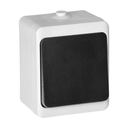 140940 - AQUATIC MINI IP54 doorbell button, white/black