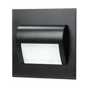 140593-DRACO LED NEW 1.5W, flush-mounted staircase fitting, 12VDC, 30lm, 6000K, black,innovative installation