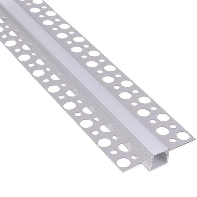 109104 - 2 meters Plaster Aluminium Profile for  LED Strip for Drywall ALU-LDL