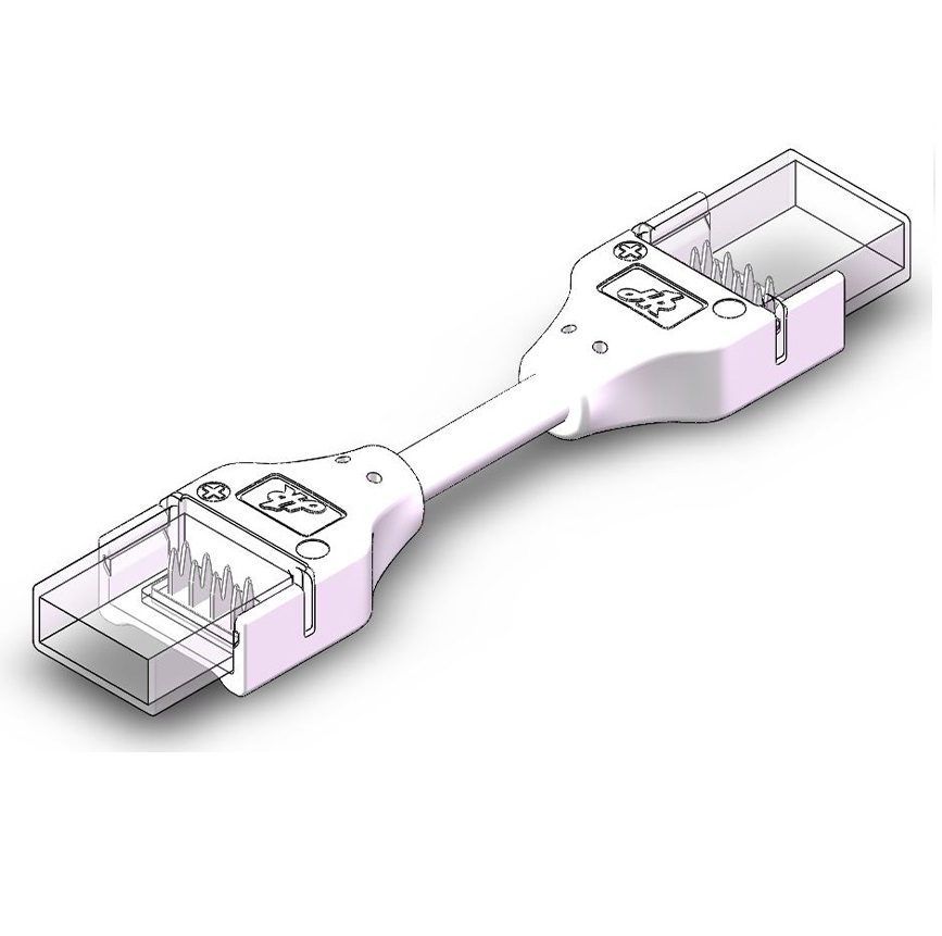 107130- Middle connect 10MM with cable for Leddle LED Strip RGB - LDL