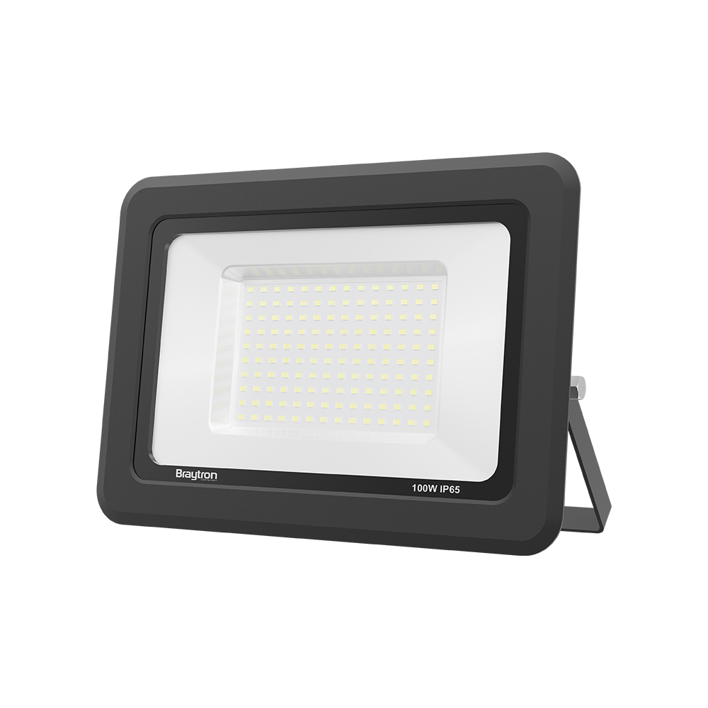 102158 -100W PROJECTEUR  LED NOIR 4000K IP65 - BRY