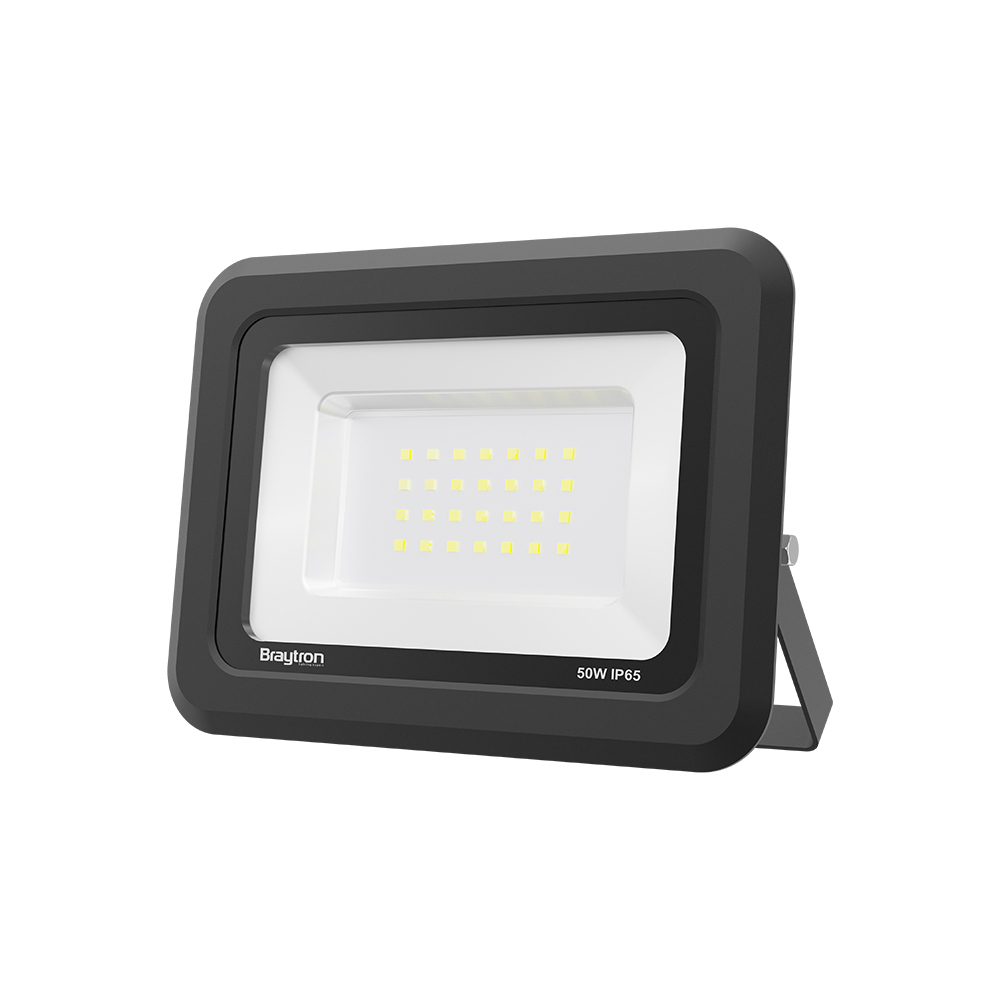 102159 - 50W LED SCHIJNWERPER ZWART 4000K IP65 - BRY