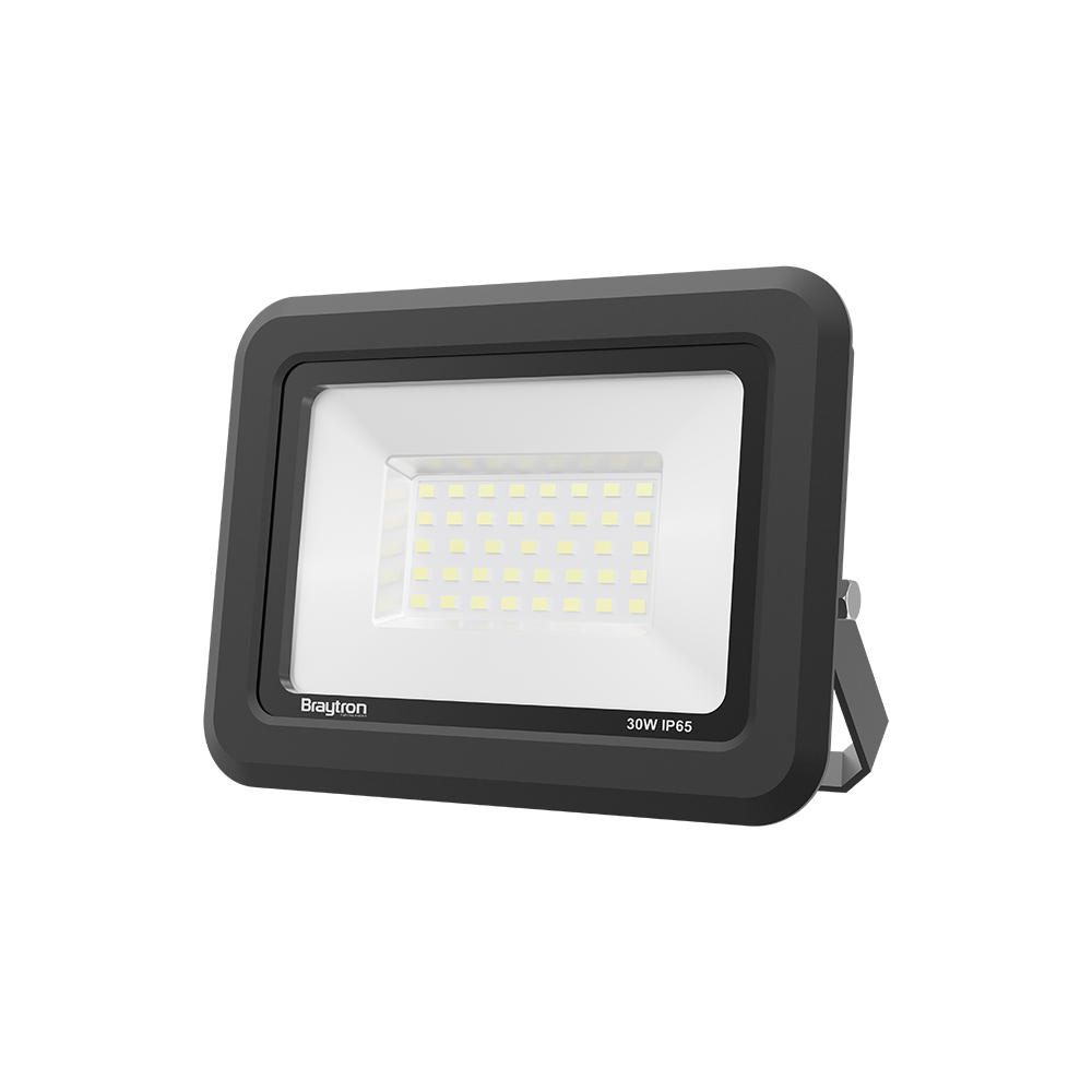 102160 - 30W LED SCHIJNWERPER ZWART 4000K IP65 - BRY