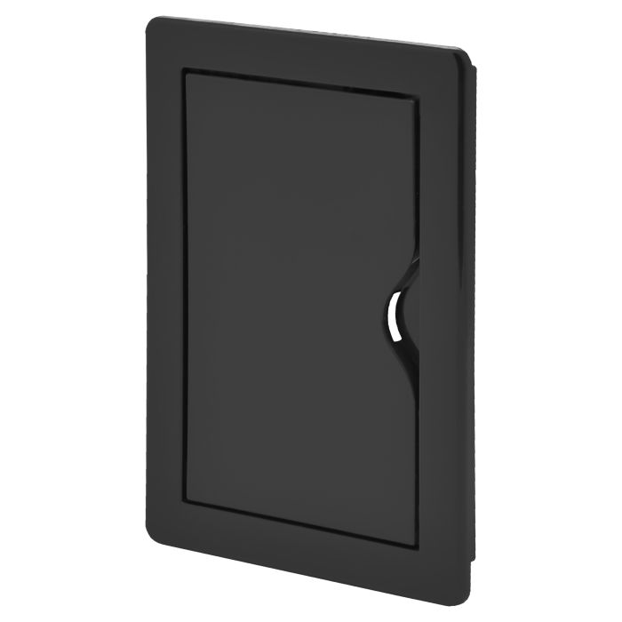 148037-Inspection door 10/15, black