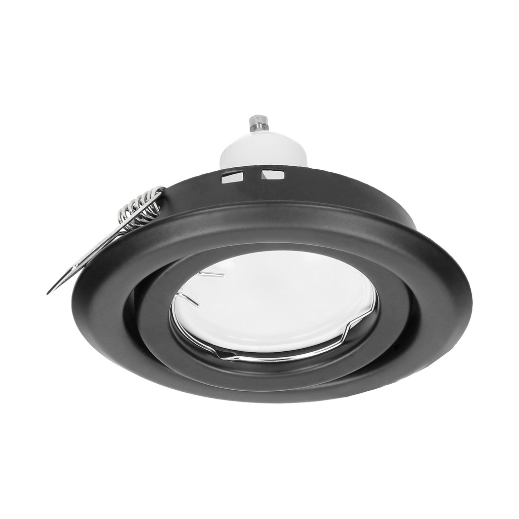 140039 - SUTRI RM decorative frame for spotlight, black MR16/GU10 max 50W, round, adjustable light beam-ORN