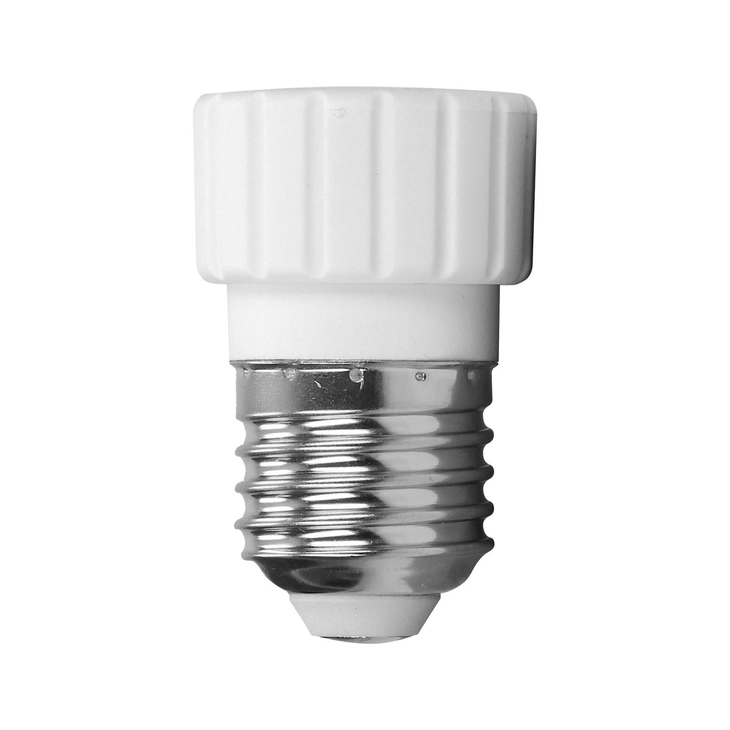 140064-L'adaptateur de support d'ampoule E27/GU10 permet d'utiliser une ampoule GU10 (par exemple une ampoule LED) à l'intérieur du support E27 (grand)-ORN
