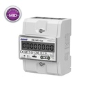 140068- 3-phase energy meter with RS-485, 80A, MID, 4,5 modules, DIN TH-35mm
