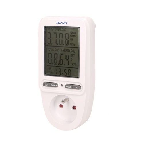 [ORNOR-WAT-435] 140087-Energy calculator with LCD display for Belgium and France -ORN