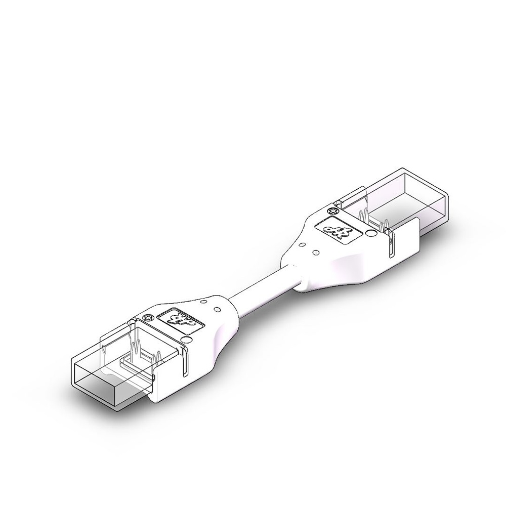 107107 - Connexion centrale 10mm avec câble pour bande LED Leddle - LDL