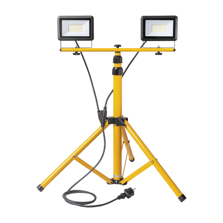 140294 - Set of 2x50W floodlights with a tripod and a cable