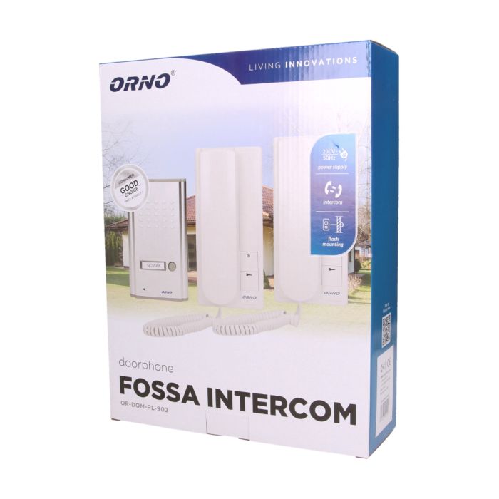 [ORNOR-DOM-RL-902] 140310- Deurtelefoon voor één gezin met twee intercoms, FOSSA INTERCOM-ORN