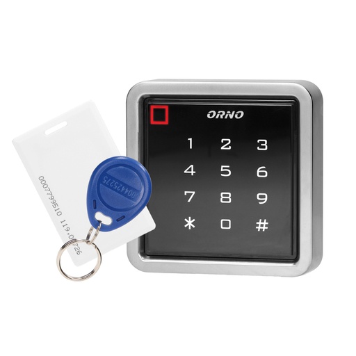 [ORNOR-ZS-816] 140370- Serrure à code avec lecteur de cartes et badges de proximité, IP68, 1-relais-ORN