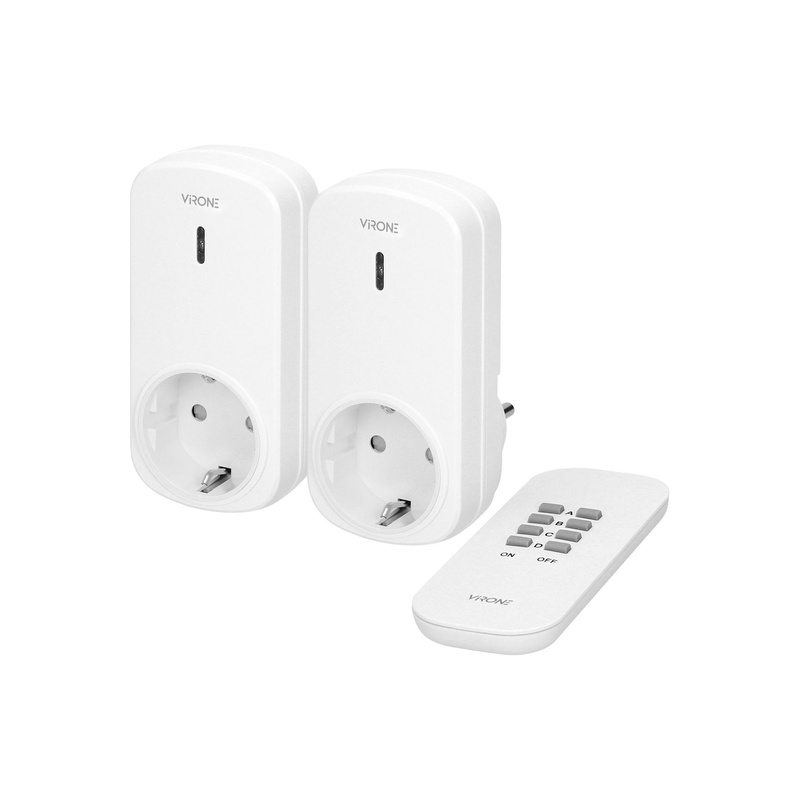 [ORNRS-4(GS)] 140372 - Set of wireless sockets with remote control, 2+1, Schuko for Netherlands and Germany