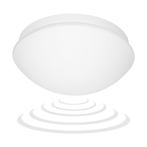[ORNAD-PL-303WE27SMM] 140387- MARIN, ceiling light with microwave motion sensor, 60W, E27, IP20, mat glass