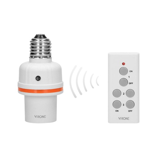 [ORNRS-6] 140426 - Wireless E27 lamp holder with remote control unit