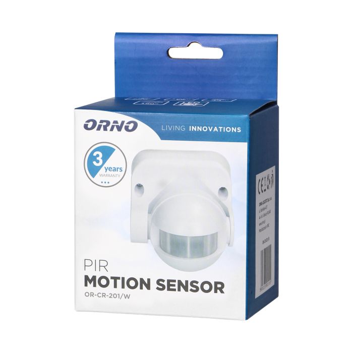 [ORNOR-CR-201/W] 140441 - PIR motion sensor 180°, IP44