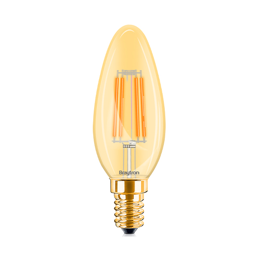 [BRYBB36-00410] 101056 - 4W E14 C35 AMBER 2200K LED-LAMP - BRY