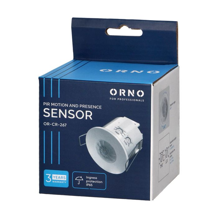 [ORNOR-CR-267] 140457 - Flush-mounted motion sensor, 360°, IP65, 1200W