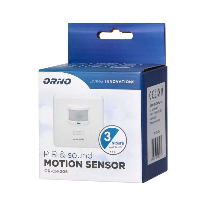 [ORNOR-CR-206] 140458 - PIR sound & motion sensor 160°