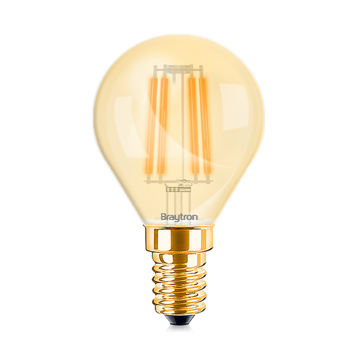 [BRYBB37-00410] 101058 - 4W E14 P45 AMBER 2200K LED-LAMP - BRY
