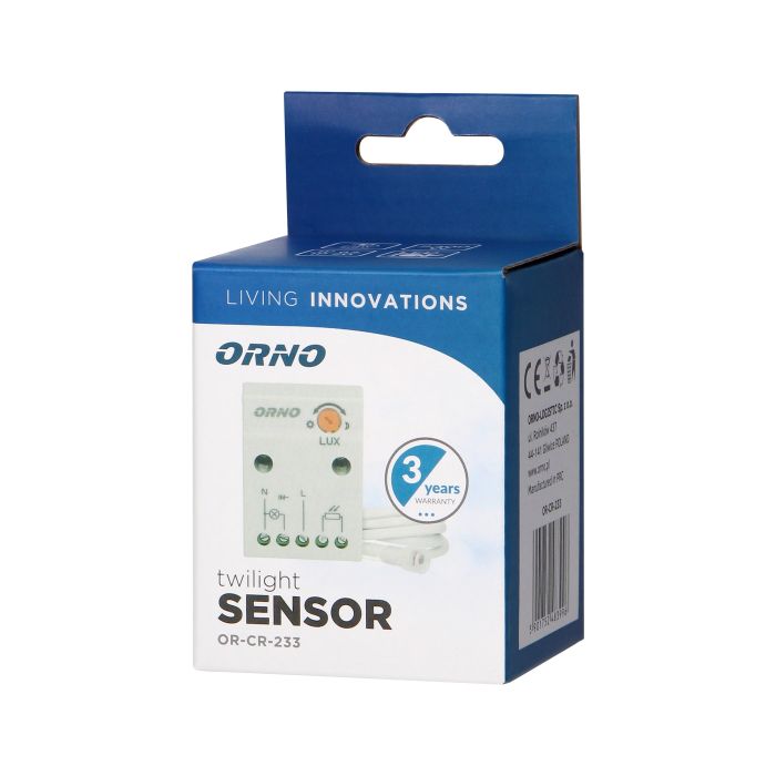 [ORNOR-CR-233] 140475 - Twilight sensor with external probe, IP65