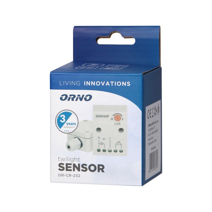[ORNOR-CR-232] 140477 - Twilight sensor with external probe, IP65