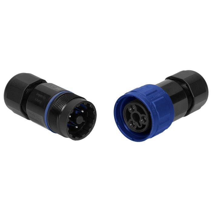 [ORNOR-AE-13612/10] 141198 - Cable connector socket and plug, 3x4mm2, IP68
