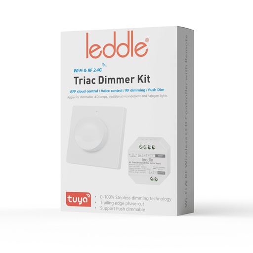 [LDL107123]  107123 - Triac Dimmer Kit, Single Color, Wall Remote Control , Tuya App 300W - LDL