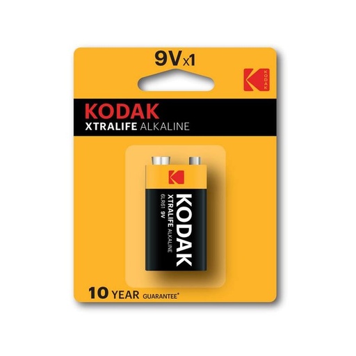 [ORN30952010] 141367-BateriA Kodak XTRALIFE Alkaline K9V LR9, 1 szt.