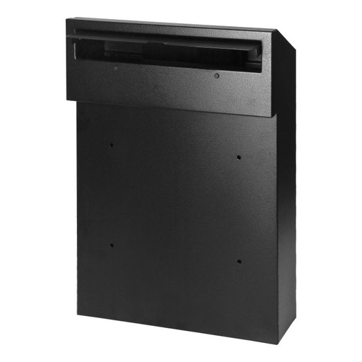[ORNMB-5/B] 148030-FIJI pass-through mailbox with cylinder lock, black