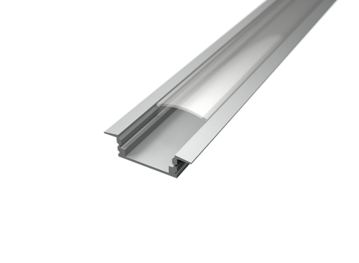 [LDL109071] 109071 - 1 meter Verzonken Aluminium Profiel voor LED Strip Multifunctioneel Gebruik, MDF, Gipsplaten, Tegels ALU - LDL