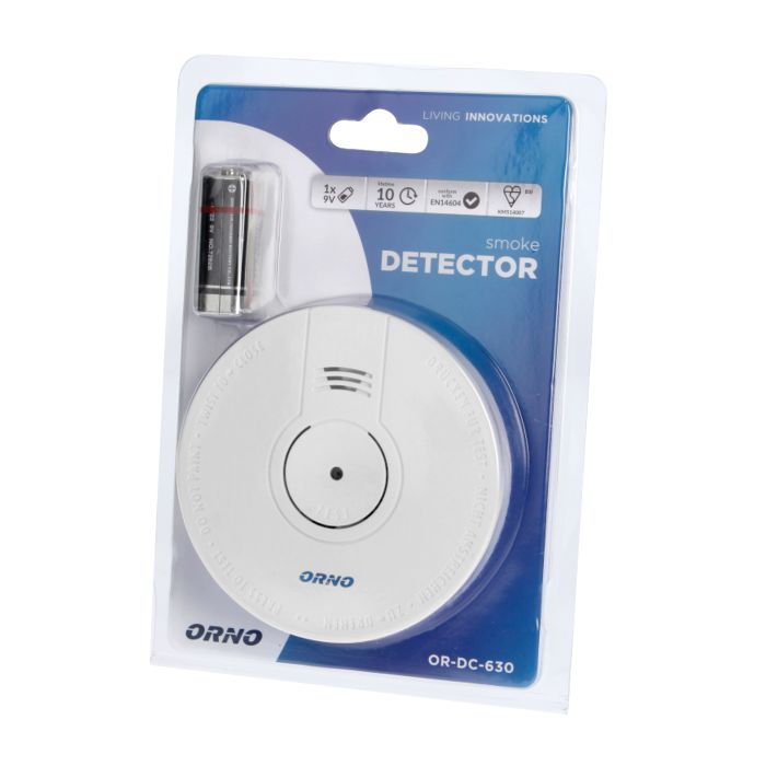 [ORNOR-DC-630] 140018-Battery operated smoke detector 9V DC, BSI-ORN