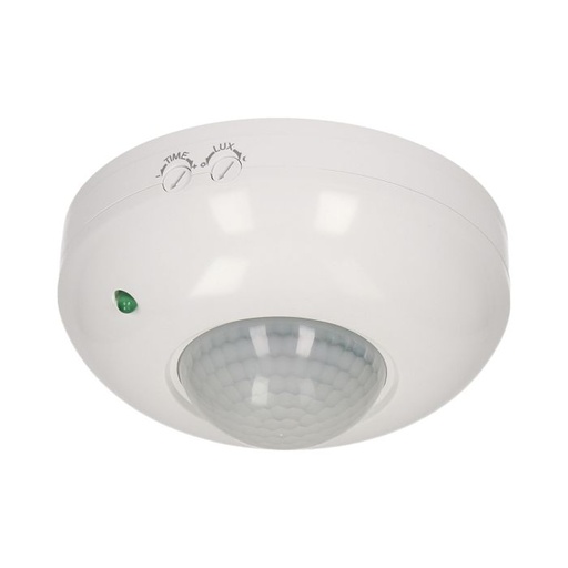 [ORNOR-CR-203/W] 140029 - PIR motion sensor 360° rated load 1200W; protection rating IP20 White