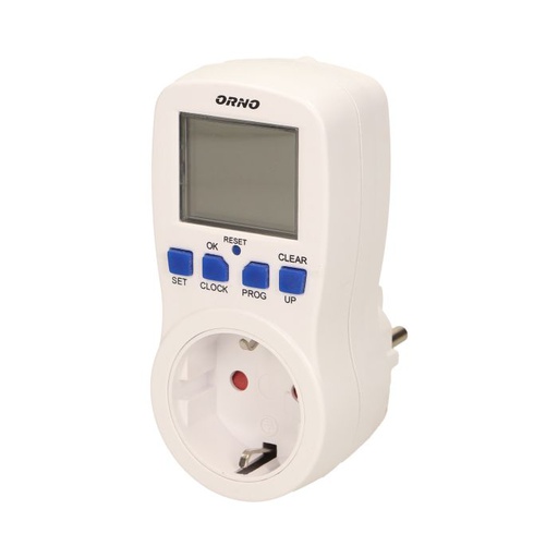 [ORNOR-PRE-409(GS)] 140089- Weekly digital timer with LCD display, Schuko for Netherlands and Germany -ORN